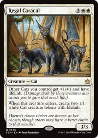 Regal Caracal - Foundations - Magic: The Gathering card