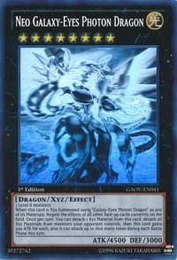 Neo Galaxy-Eyes Photon Dragon (Ghost Rare) - Galactic Overlord - YuGiOh card