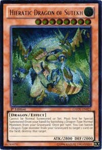 Hieratic Dragon of Sutekh (UTR) - Galactic Overlord - YuGiOh card