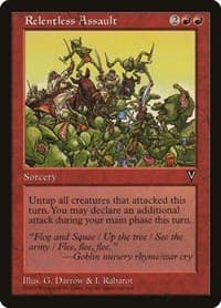 Relentless Assault - Visions - Magic: The Gathering card