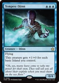Tempest Djinn (0598) - Foundations - Magic: The Gathering card