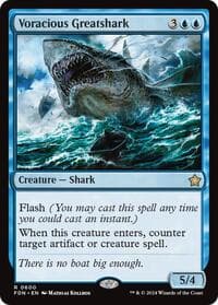 Voracious Greatshark - Foundations - Magic: The Gathering card