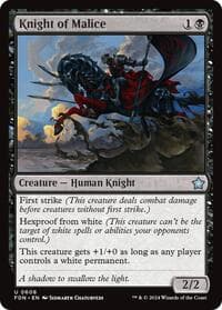 Knight of Malice - Foundations - Magic: The Gathering card