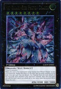 Neo Galaxy-Eyes Photon Dragon (UTR) - Galactic Overlord - YuGiOh card