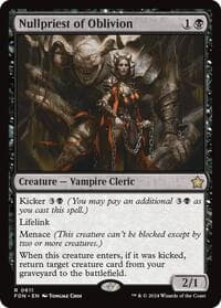 Nullpriest of Oblivion - Foundations - Magic: The Gathering card