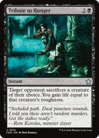 Tribute to Hunger - Foundations - Magic: The Gathering card