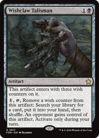 Wishclaw Talisman - Foundations - Magic: The Gathering card