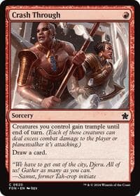 Crash Through - Foundations - Magic: The Gathering card