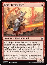 Ghitu Lavarunner - Foundations - Magic: The Gathering card