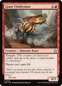 Giant Cindermaw - Foundations - Magic: The Gathering card