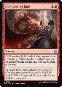 Obliterating Bolt - Foundations - Magic: The Gathering card