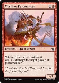 Viashino Pyromancer - Foundations - Magic: The Gathering card