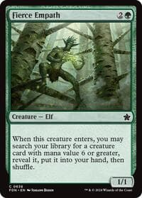 Fierce Empath - Foundations - Magic: The Gathering card