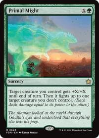 Primal Might (0643) - Foundations - Magic: The Gathering card