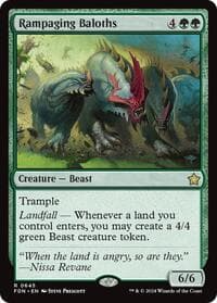 Rampaging Baloths - Foundations - Magic: The Gathering card