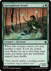 Springbloom Druid (0646) - Foundations - Magic: The Gathering card