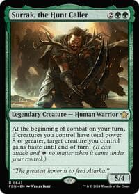 Surrak, the Hunt Caller (0647) - Foundations - Magic: The Gathering card