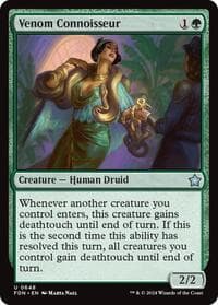 Venom Connoisseur - Foundations - Magic: The Gathering card