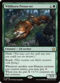 Wildborn Preserver - Foundations - Magic: The Gathering card