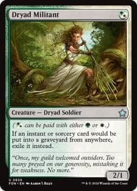 Dryad Militant - Foundations - Magic: The Gathering card
