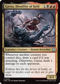 Garna, Bloodfist of Keld - Foundations - Magic: The Gathering card