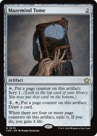 Mazemind Tome - Foundations - Magic: The Gathering card