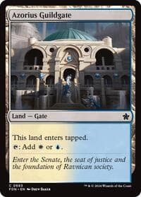 Azorius Guildgate - Foundations - Magic: The Gathering card