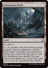 Demolition Field - Foundations - Magic: The Gathering card