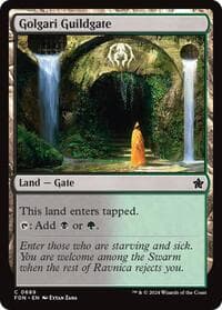 Golgari Guildgate - Foundations - Magic: The Gathering card