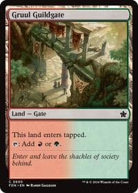 Gruul Guildgate - Foundations - Magic: The Gathering card