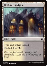 Orzhov Guildgate - Foundations - Magic: The Gathering card