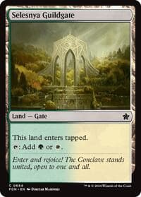 Selesnya Guildgate - Foundations - Magic: The Gathering card