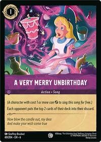 A Very Merry Unbirthday - Azurite Sea - Disney Lorcana card