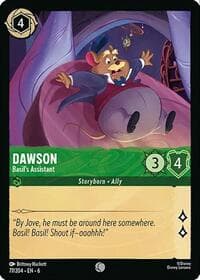 Dawson - Basil's Assistant - Azurite Sea - Disney Lorcana card