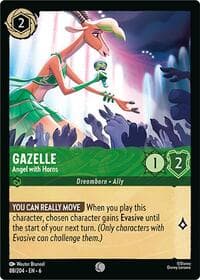 Gazelle - Angel with Horns - Azurite Sea - Disney Lorcana card