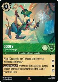 Goofy - Expert Shipwright - Azurite Sea - Disney Lorcana card