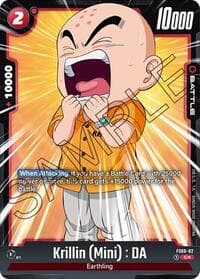 Krillin (Mini) : DA (Bonus Pack Alternate Art) - Starter Deck 6: Son Goku (Mini) - Dragon Ball Super: Fusion World card