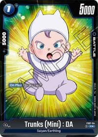 Trunks (Mini) : DA (Bonus Pack Alternate Art) - Starter Deck 7: Vegeta (Mini) - Dragon Ball Super: Fusion World card