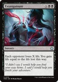 Exsanguinate - Foundations - Magic: The Gathering card