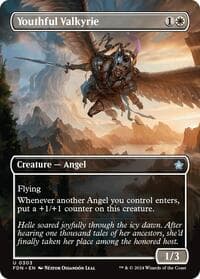 Youthful Valkyrie (Borderless) - Foundations - Magic: The Gathering card