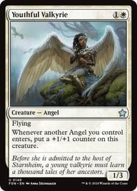 Youthful Valkyrie - Foundations - Magic: The Gathering card