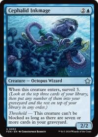 Cephalid Inkmage - Foundations - Magic: The Gathering card