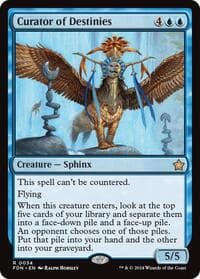 Curator of Destinies - Foundations - Magic: The Gathering card