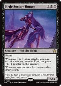 High-Society Hunter - Foundations - Magic: The Gathering card
