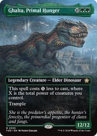 Ghalta, Primal Hunger (Borderless) - Foundations - Magic: The Gathering card