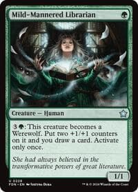 Mild-Mannered Librarian - Foundations - Magic: The Gathering card