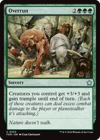 Overrun - Foundations - Magic: The Gathering card