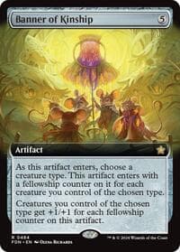 Banner of Kinship (Extended Art) - Foundations - Magic: The Gathering card