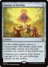 Banner of Kinship - Foundations - Magic: The Gathering card