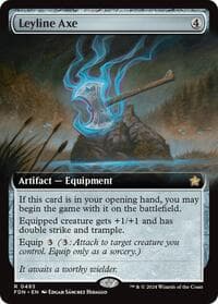 Leyline Axe (Extended Art) - Foundations - Magic: The Gathering card